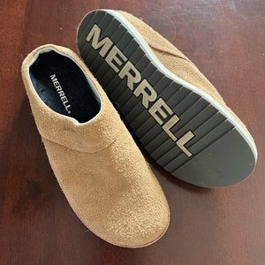 Merrell Tan Suede Clog size 6